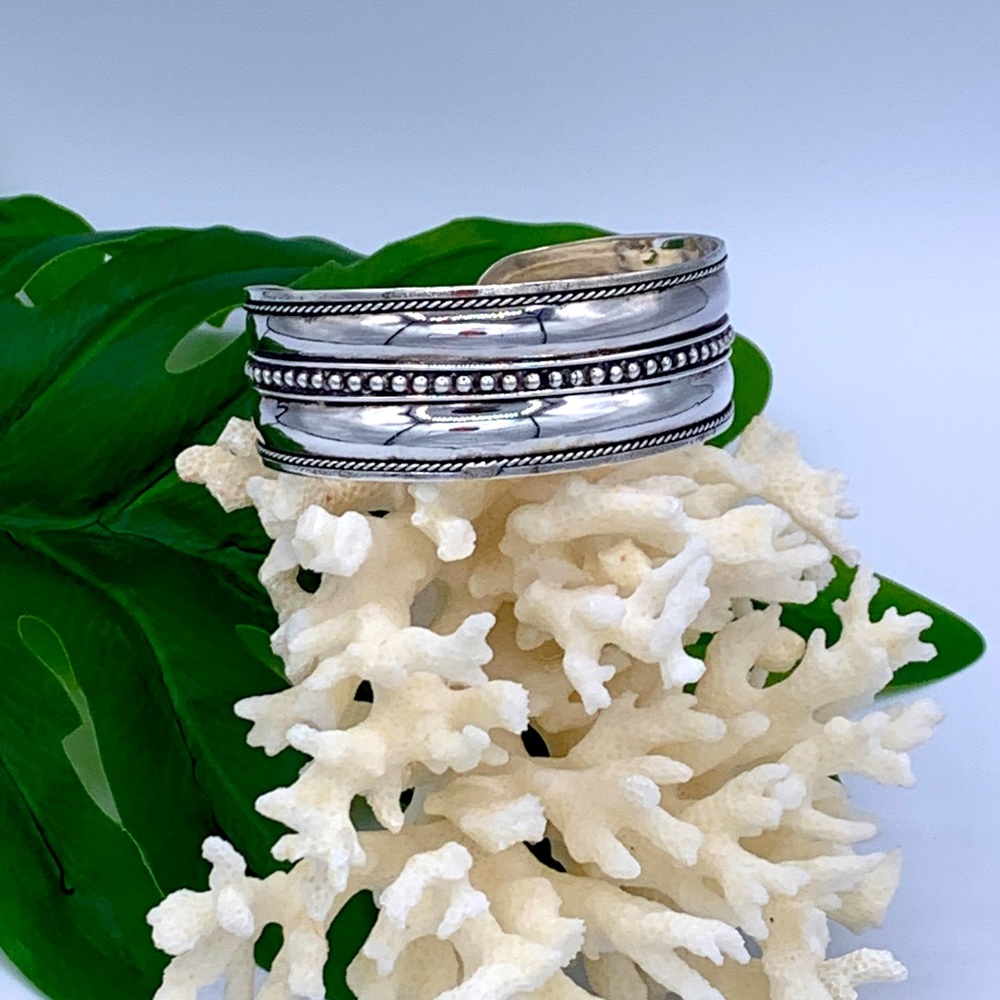 Vintage 925 Silver Cuff Bracelet